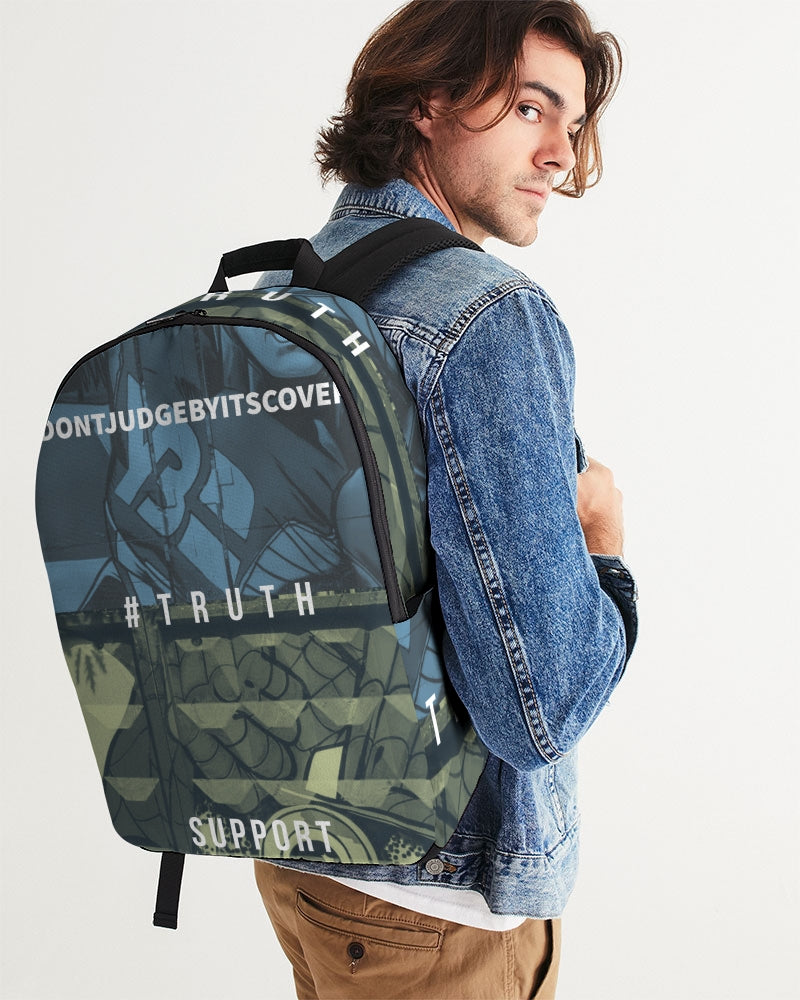 frezh-clothin.myshopify.com Dont judge by its cover Large Backpack accessories Frezh-Clothin frezh-clothin.myshopify.com [variant_title]