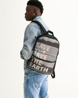 frezh-clothin.myshopify.com Save The World Small Canvas Backpack accessories Frezh-Clothin frezh-clothin.myshopify.com [variant_title]