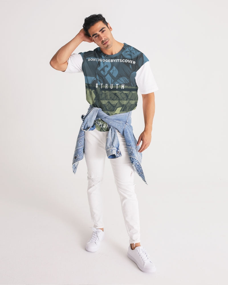 frezh-clothin.myshopify.com Dont judge by its cover Men's Premium Heavyweight Tee cloth Frezh-Clothin frezh-clothin.myshopify.com [variant_title]