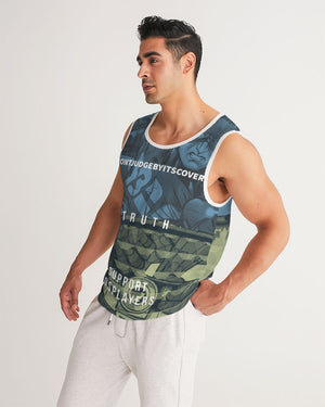 frezh-clothin.myshopify.com Dont judge by its cover Men's Sports Tank cloth Frezh-Clothin frezh-clothin.myshopify.com [variant_title]