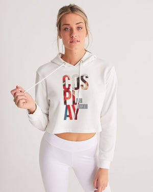 frezh-clothin.myshopify.com Cosplay is life Women's Cropped Hoodie cloth Frezh-Clothin frezh-clothin.myshopify.com [variant_title]