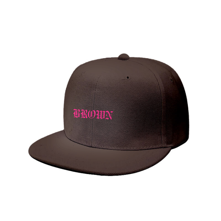 frezh-clothin.myshopify.com Custom Embroidery Snapback Hat - Old English [product_type] Podify frezh-clothin.myshopify.com Brown