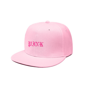 frezh-clothin.myshopify.com Custom Embroidery Snapback Hat - Old English [product_type] Podify frezh-clothin.myshopify.com Pink