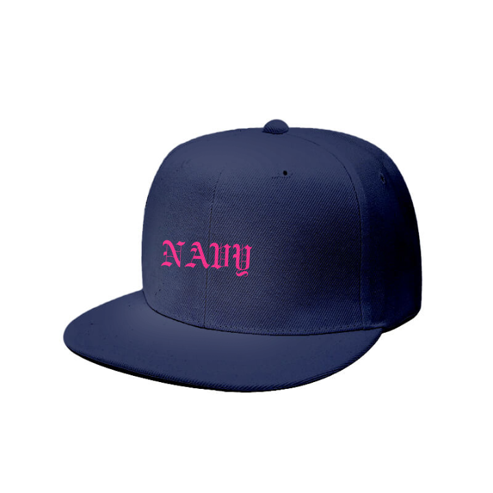 frezh-clothin.myshopify.com Custom Embroidery Snapback Hat - Old English [product_type] Podify frezh-clothin.myshopify.com Navy