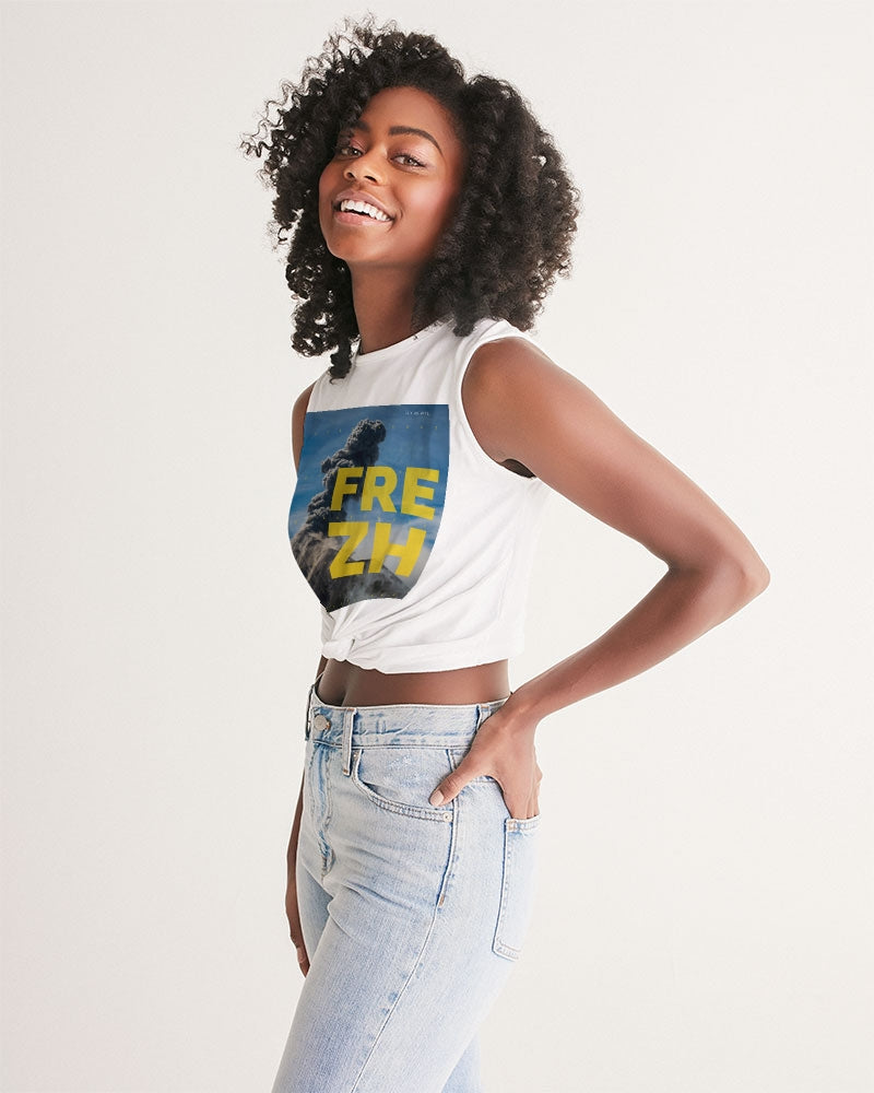 frezh-clothin.myshopify.com Stay dope Women's Twist-Front Tank cloth Frezh-Clothin frezh-clothin.myshopify.com [variant_title]