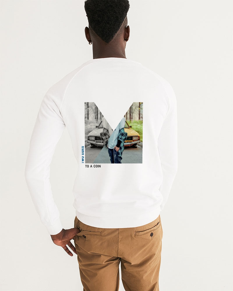 frezh-clothin.myshopify.com Two sides to a story Men's Graphic Sweatshirt cloth Frezh-Clothin frezh-clothin.myshopify.com [variant_title]