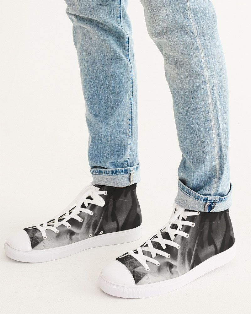 frezh-clothin.myshopify.com Behind The Mask  Men's Hightop Canvas Shoe men shoes Frezh-Clothin frezh-clothin.myshopify.com [variant_title]