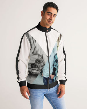 frezh-clothin.myshopify.com Two sides to a story Men's Stripe-Sleeve Track Jacket cloth Frezh-Clothin frezh-clothin.myshopify.com [variant_title]