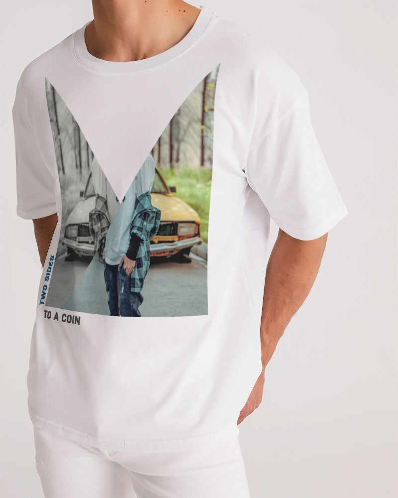 frezh-clothin.myshopify.com Two sides to a story Men's Premium Heavyweight Tee cloth Frezh-Clothin frezh-clothin.myshopify.com [variant_title]