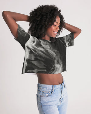 frezh-clothin.myshopify.com Behind The Mask Women's Lounge Cropped Tee cloth Frezh-Clothin frezh-clothin.myshopify.com [variant_title]