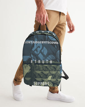 frezh-clothin.myshopify.com Dont judge by its cover Large Backpack accessories Frezh-Clothin frezh-clothin.myshopify.com [variant_title]