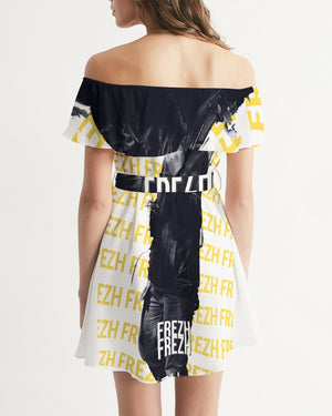 frezh-clothin.myshopify.com Frezh notice 1.0 Women's Off-Shoulder Dress cloth Frezh-Clothin frezh-clothin.myshopify.com [variant_title]