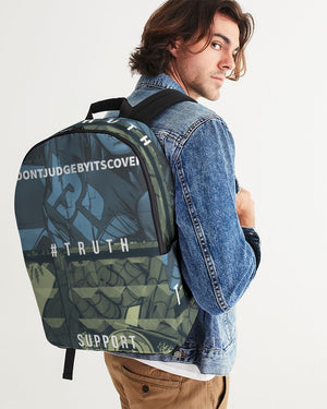 frezh-clothin.myshopify.com Dont judge by its cover Large Backpack accessories Frezh-Clothin frezh-clothin.myshopify.com [variant_title]