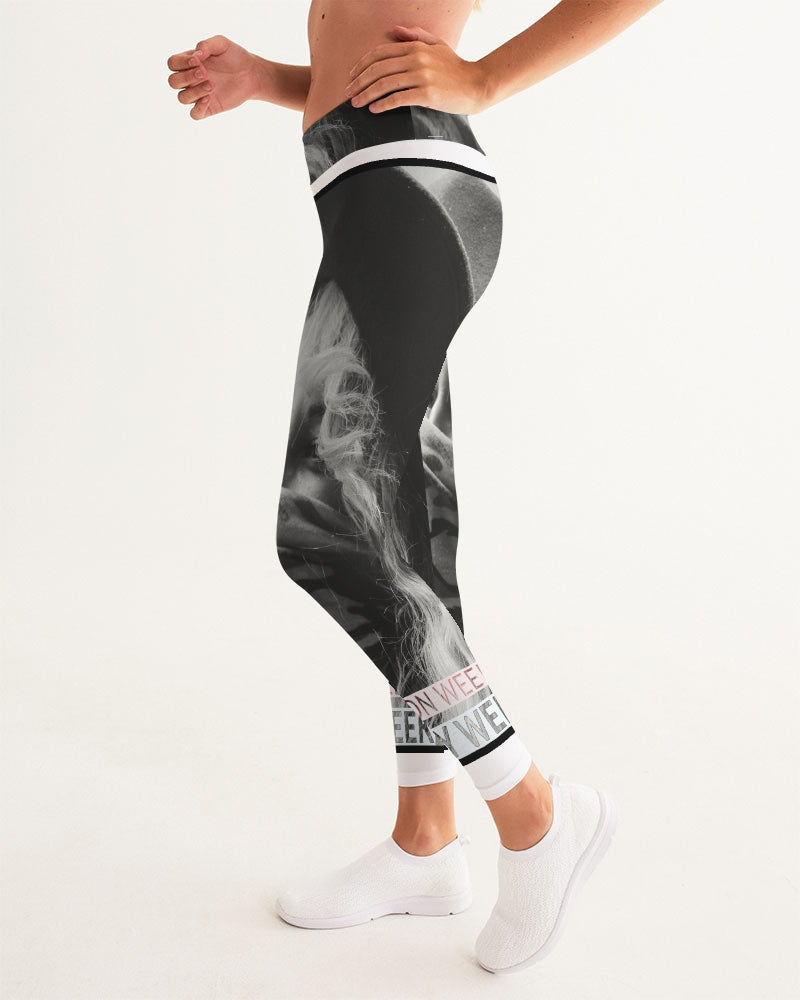 frezh-clothin.myshopify.com behind the mask Women's Yoga Pants cloth Frezh-Clothin frezh-clothin.myshopify.com [variant_title]