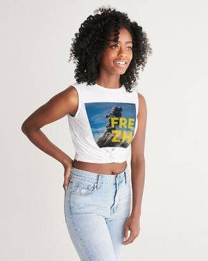 frezh-clothin.myshopify.com Stay dope Women's Twist-Front Tank cloth Frezh-Clothin frezh-clothin.myshopify.com [variant_title]