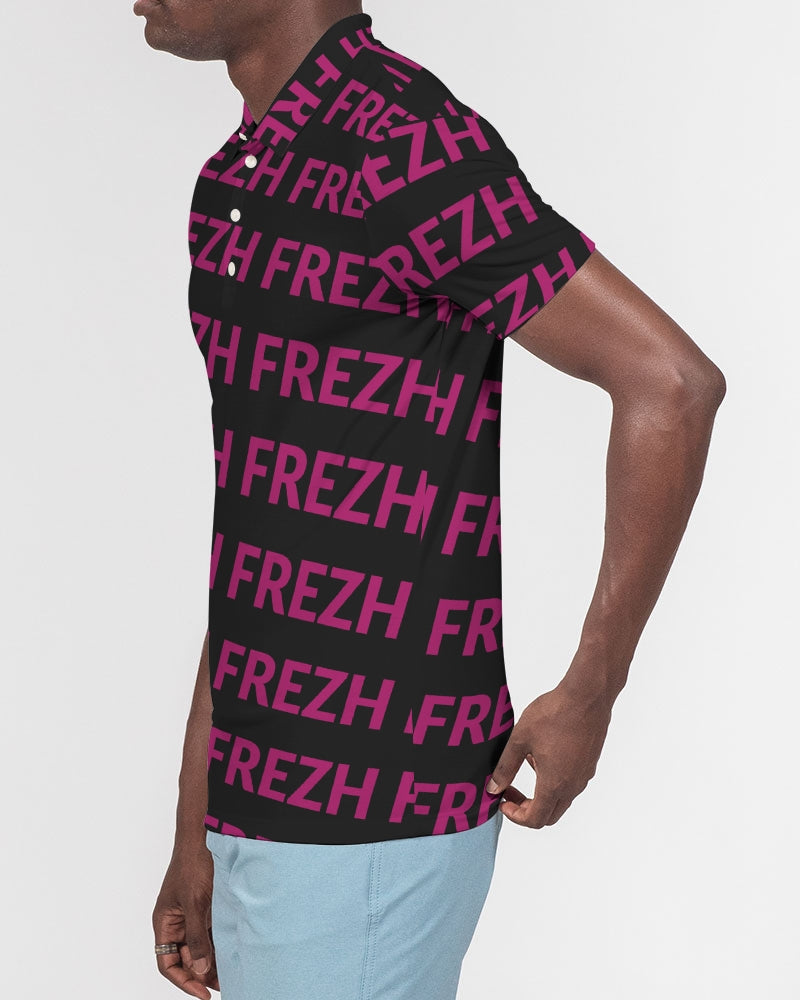 frezh-clothin.myshopify.com Frezh purple Men's Slim Fit Short Sleeve Polo cloth Frezh-Clothin frezh-clothin.myshopify.com [variant_title]