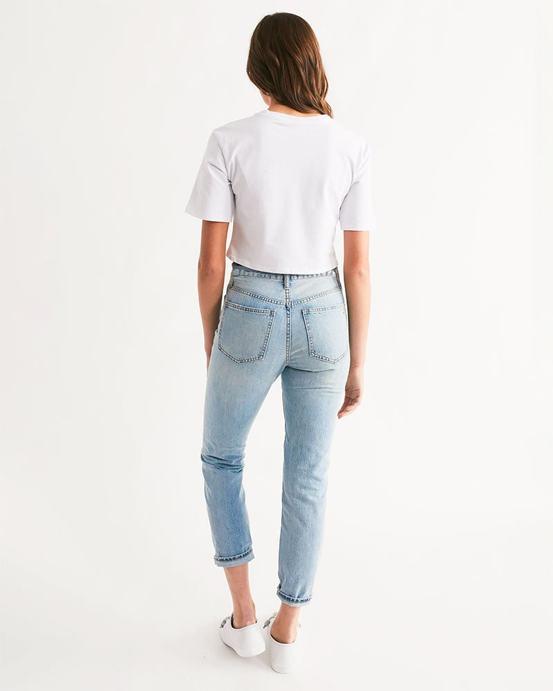 frezh-clothin.myshopify.com Dont judge by its cover Women's Cropped Tee cloth Frezh-Clothin frezh-clothin.myshopify.com [variant_title]