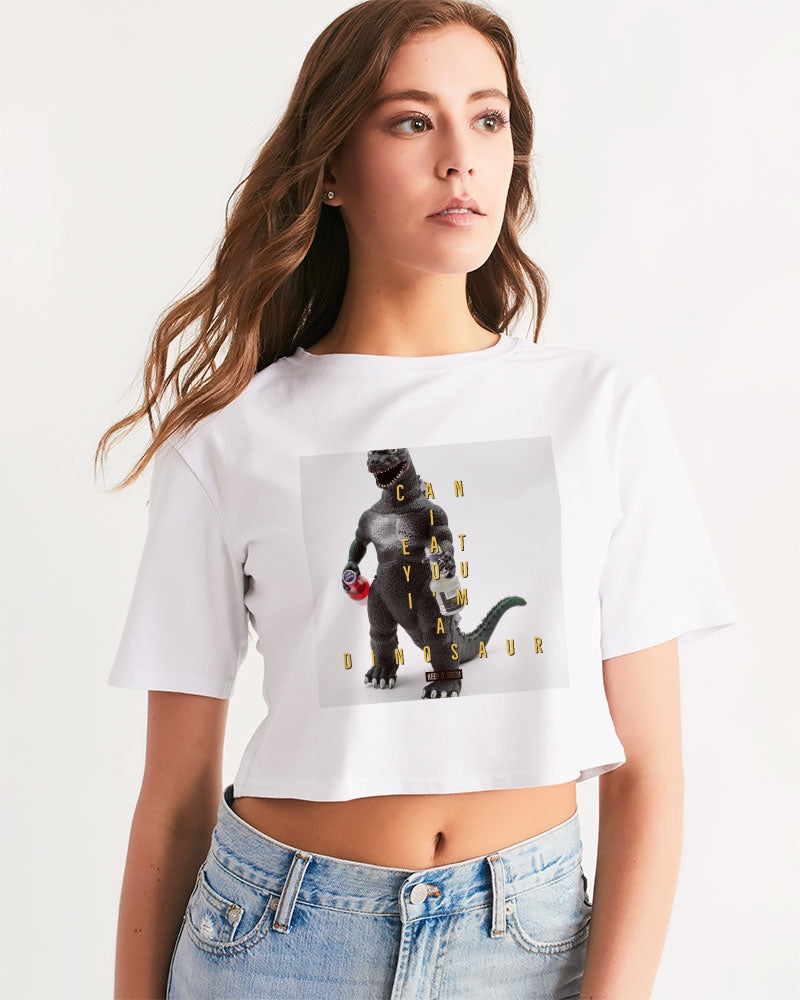 frezh-clothin.myshopify.com Dinsour Women's Cropped Tee cloth Frezh-Clothin frezh-clothin.myshopify.com [variant_title]