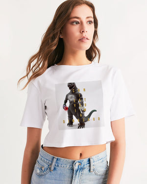 frezh-clothin.myshopify.com Dinsour Women's Cropped Tee cloth Frezh-Clothin frezh-clothin.myshopify.com [variant_title]