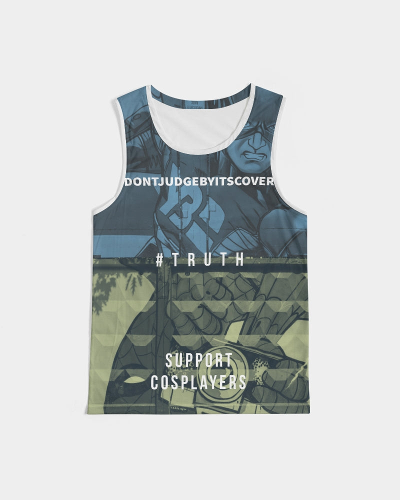 frezh-clothin.myshopify.com Dont judge by its cover Men's Sports Tank cloth Frezh-Clothin frezh-clothin.myshopify.com [variant_title]