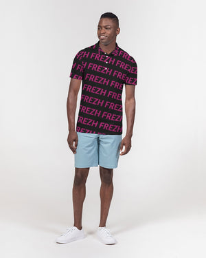 frezh-clothin.myshopify.com Frezh purple Men's Slim Fit Short Sleeve Polo cloth Frezh-Clothin frezh-clothin.myshopify.com [variant_title]