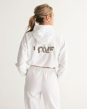 frezh-clothin.myshopify.com Love me Women's Cropped Windbreaker cloth Frezh-Clothin frezh-clothin.myshopify.com [variant_title]