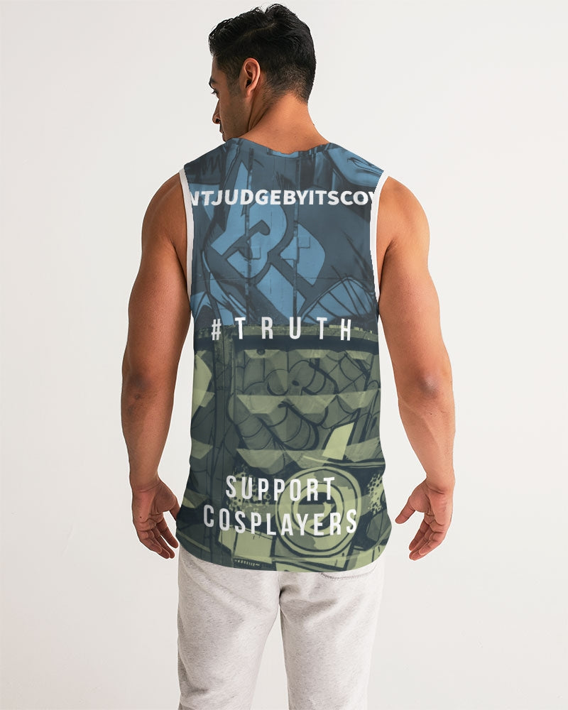 frezh-clothin.myshopify.com Dont judge by its cover Men's Sports Tank cloth Frezh-Clothin frezh-clothin.myshopify.com [variant_title]