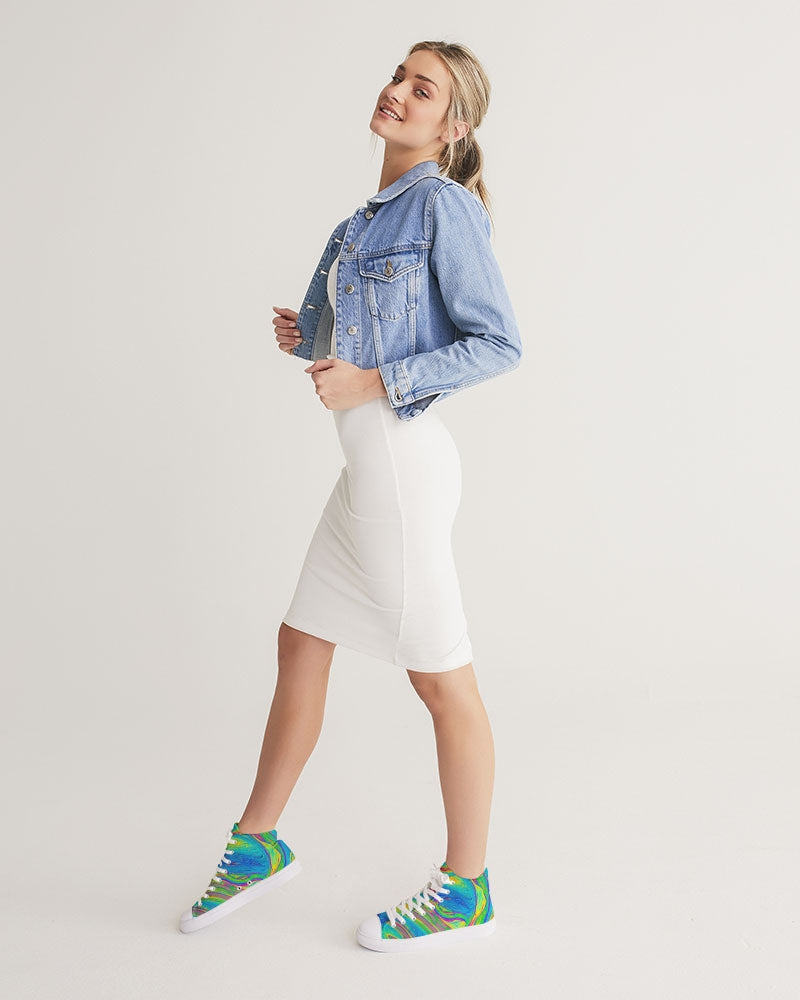 frezh-clothin.myshopify.com Colour Women's Hightop Canvas Shoe women shoes Frezh-Clothin frezh-clothin.myshopify.com [variant_title]