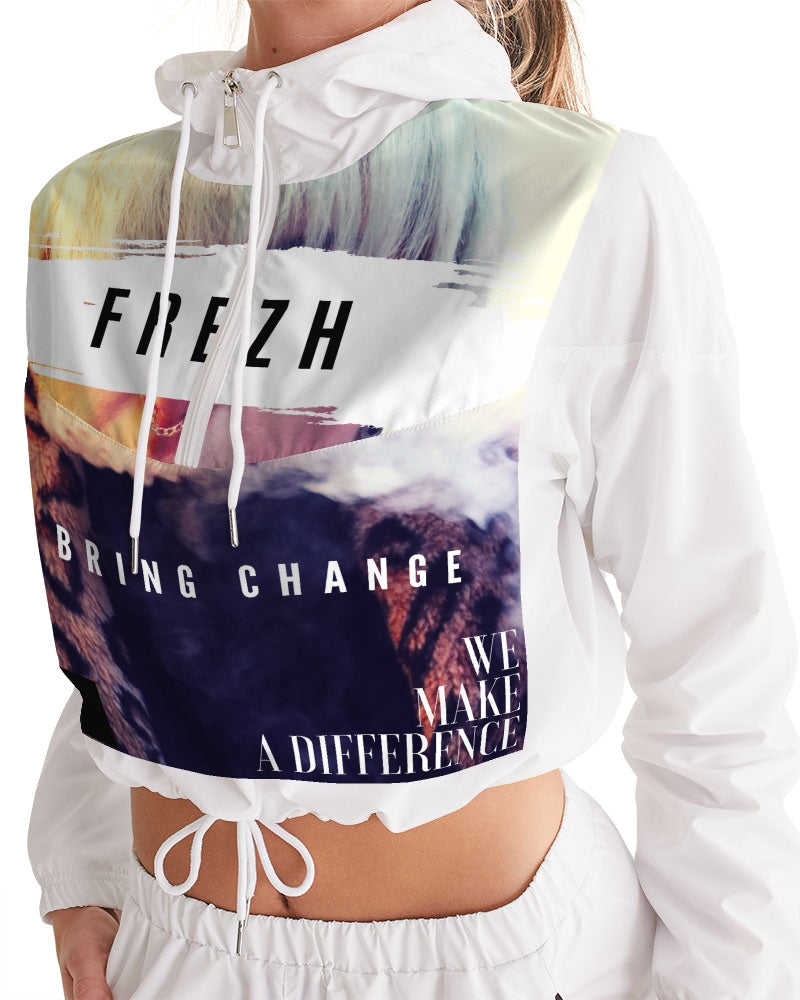 frezh-clothin.myshopify.com Frezh Orginal Women's Cropped Windbreaker cloth Frezh-Clothin frezh-clothin.myshopify.com [variant_title]