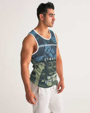 frezh-clothin.myshopify.com Dont judge by its cover Men's Sports Tank cloth Frezh-Clothin frezh-clothin.myshopify.com [variant_title]