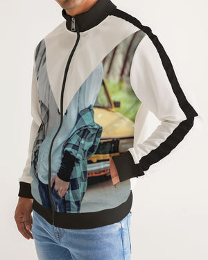 frezh-clothin.myshopify.com Two sides to a story Men's Stripe-Sleeve Track Jacket cloth Frezh-Clothin frezh-clothin.myshopify.com [variant_title]