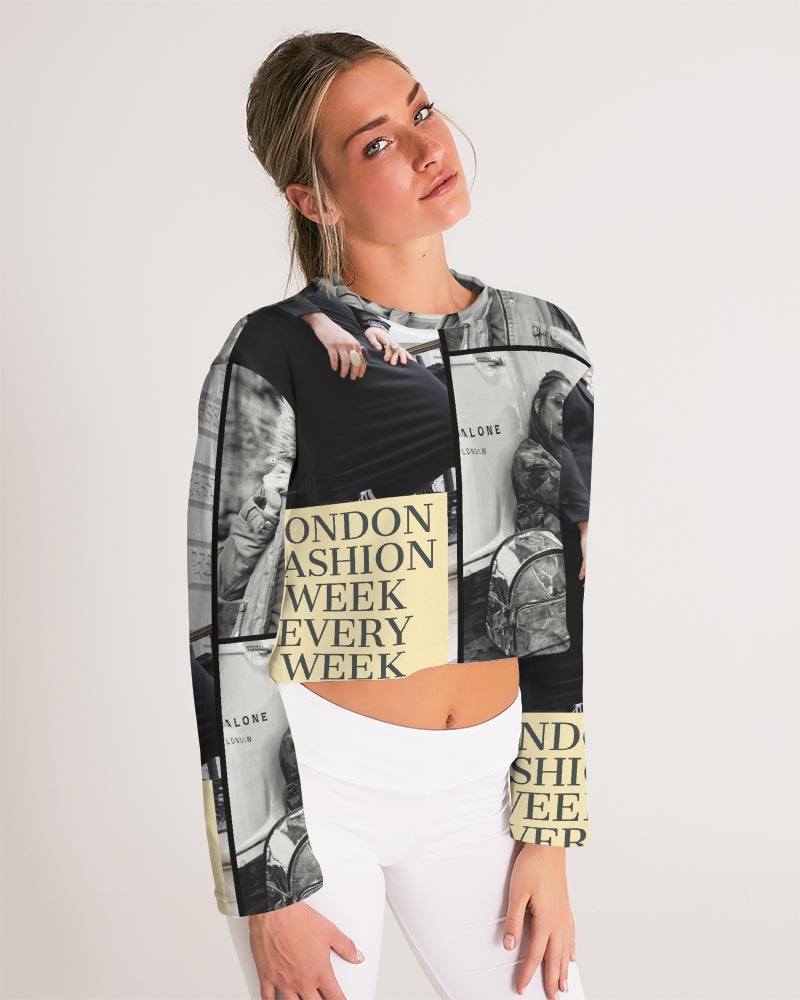 frezh-clothin.myshopify.com L.D.F.W Women's Cropped Sweatshirt cloth Frezh-Clothin frezh-clothin.myshopify.com [variant_title]