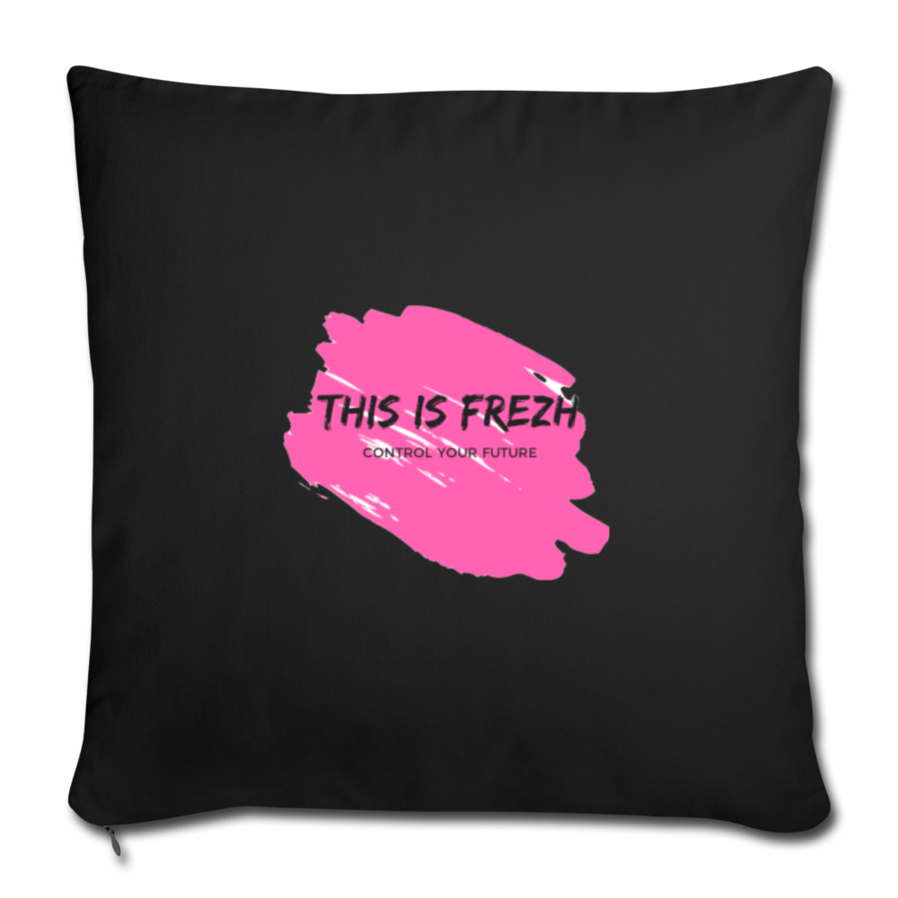 Sofa pillow with filling 45cm x 45cm - black
