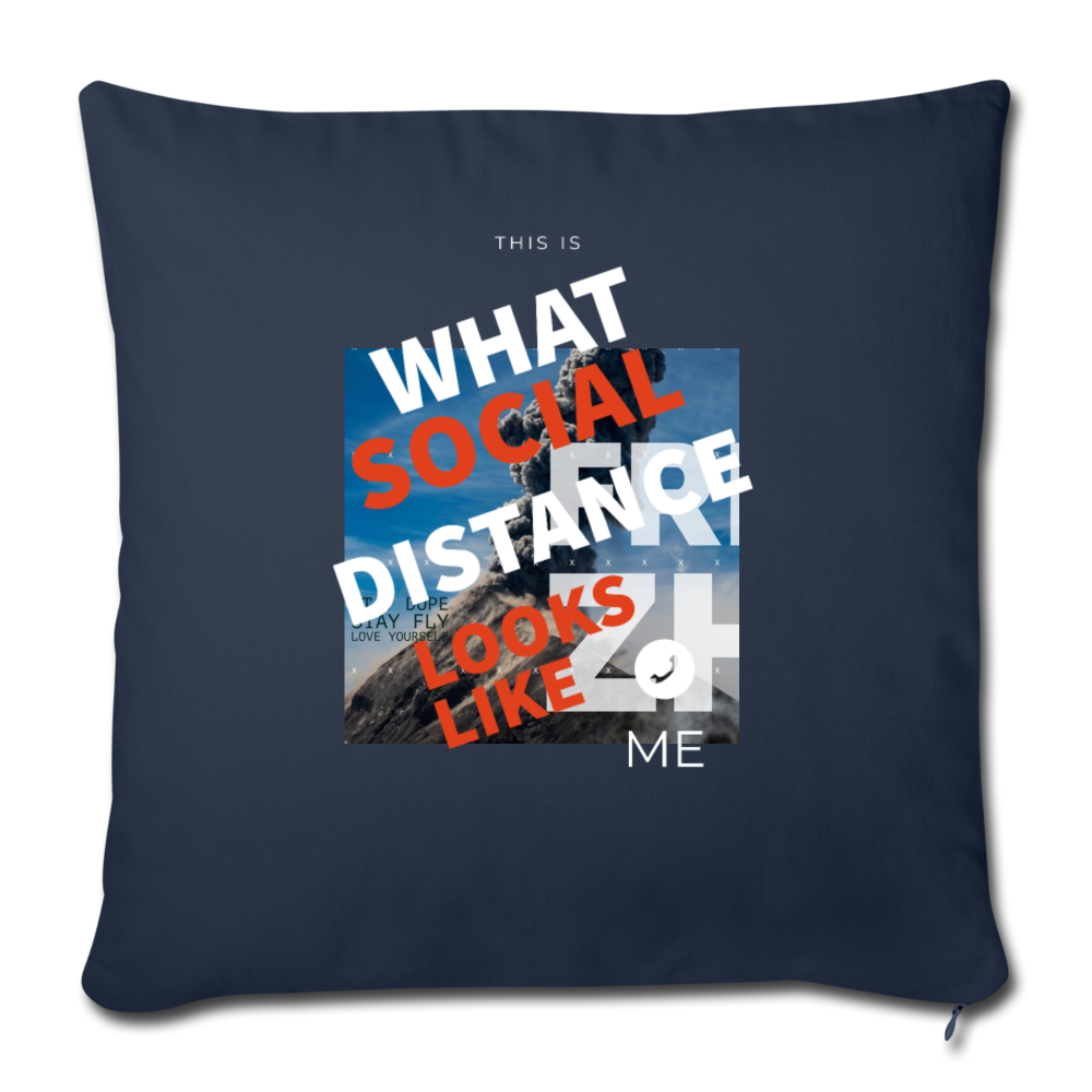 Sofa pillow with filling 45cm x 45cm - navy