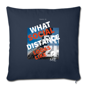 Sofa pillow with filling 45cm x 45cm - navy