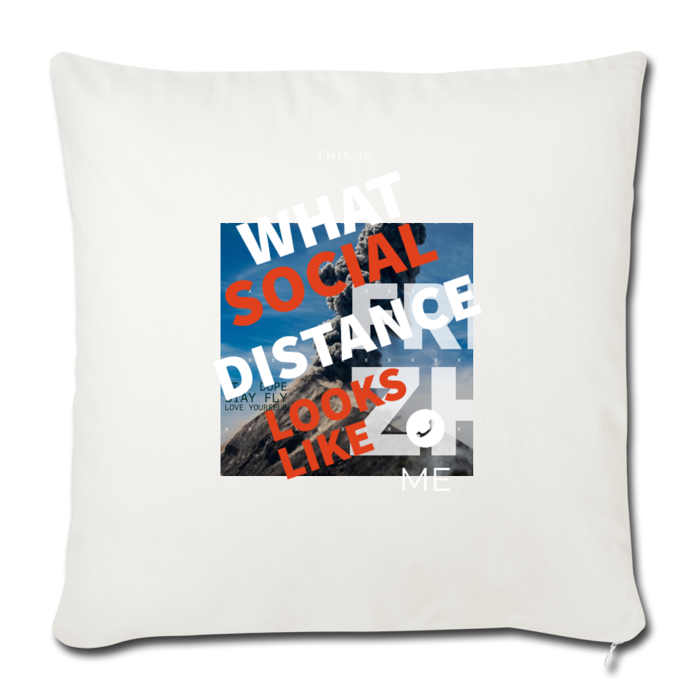 Sofa pillow with filling 45cm x 45cm - natural white
