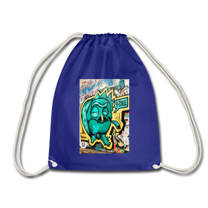 Drawstring Bag - royal blue