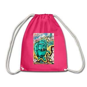 Drawstring Bag - fuchsia