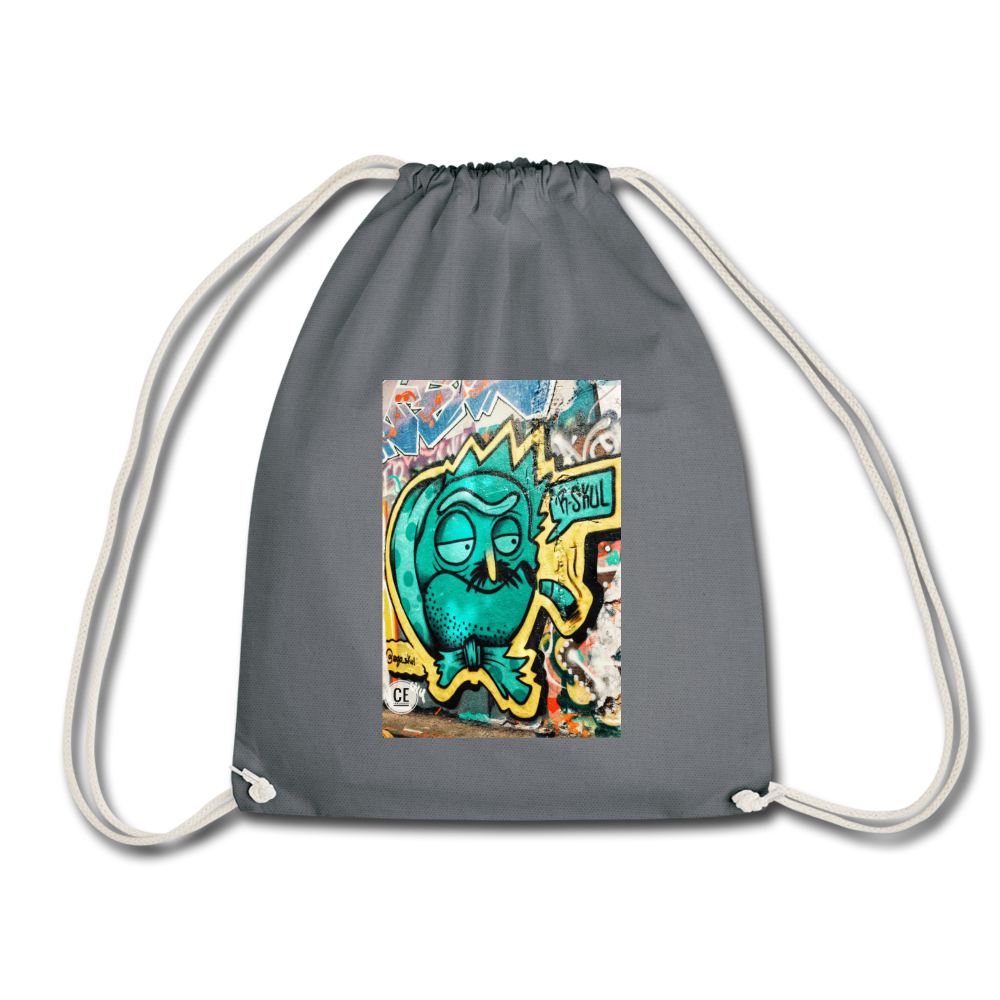 Drawstring Bag - grey