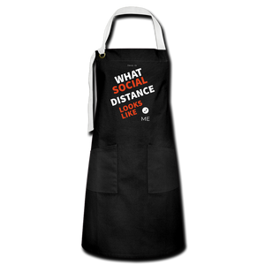 Artisan Apron - black/white
